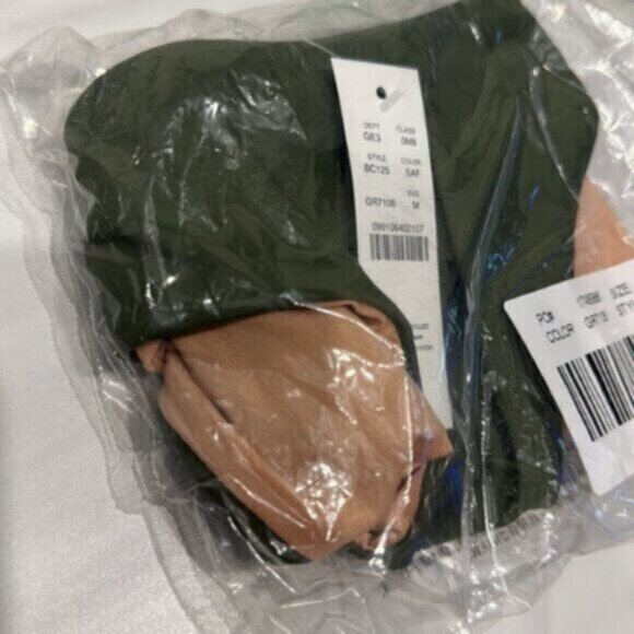 NWT J.Crew Green Curved Waist Cheeky Bikini Bottom Size Medium - Picture 6 of 8